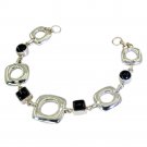 ideal Black onyx 925 Solid Sterling Silver Black Bracelet genuine indian US