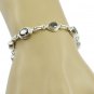 charming Garnet 925 Sterling Silver Red Bracelet genuine exporter US