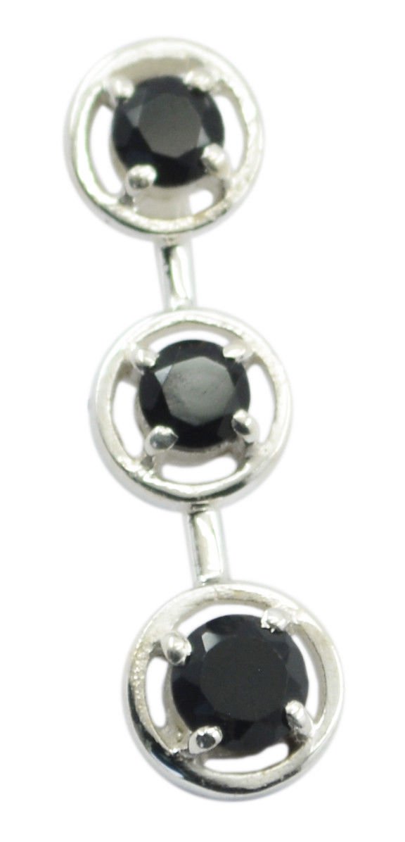 bewitching Black Onyx 925 Sterling Silver Black Pendant Natural gemstone US
