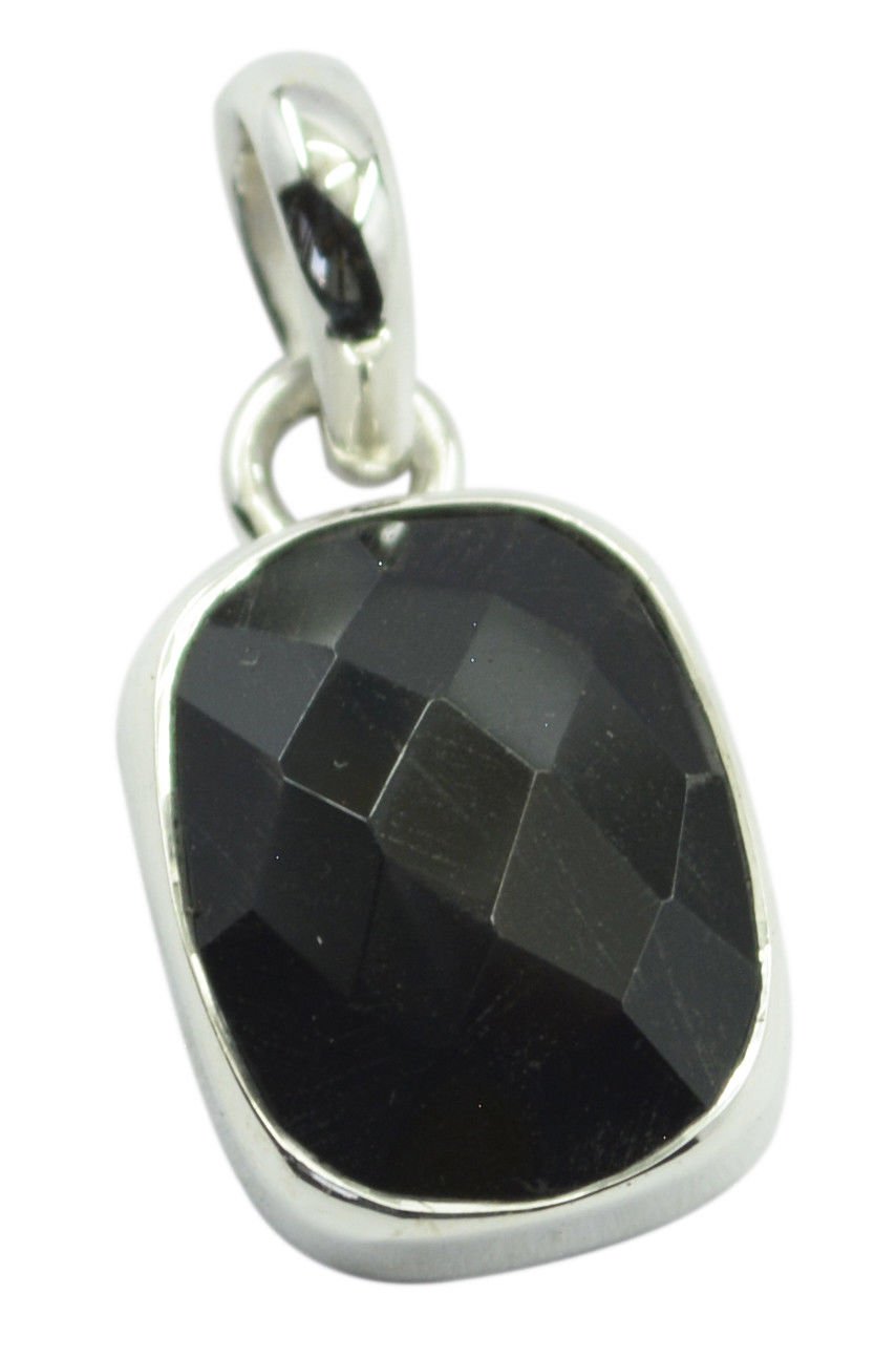 captivating Black Onyx 925 Sterling Silver Black Pendant genuine gemstones US