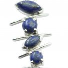 enticing Lapis Lazuli 925 Sterling Silver Blue Pendant Natural jaipur US