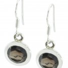 charming Smoky Quartz 925 Sterling Silver Brown Earring genuine Designer US