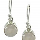 splendid Rose Quartz 925 Sterling Silver Pink Earring Natural normaly US