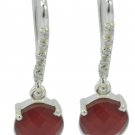 splendiferous Red Onyx 925 Sterling Silver Red Earring Natural jewelry US
