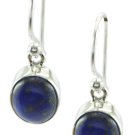 fair Lapis Lazuli 925 Sterling Silver Blue Earring Natural india US
