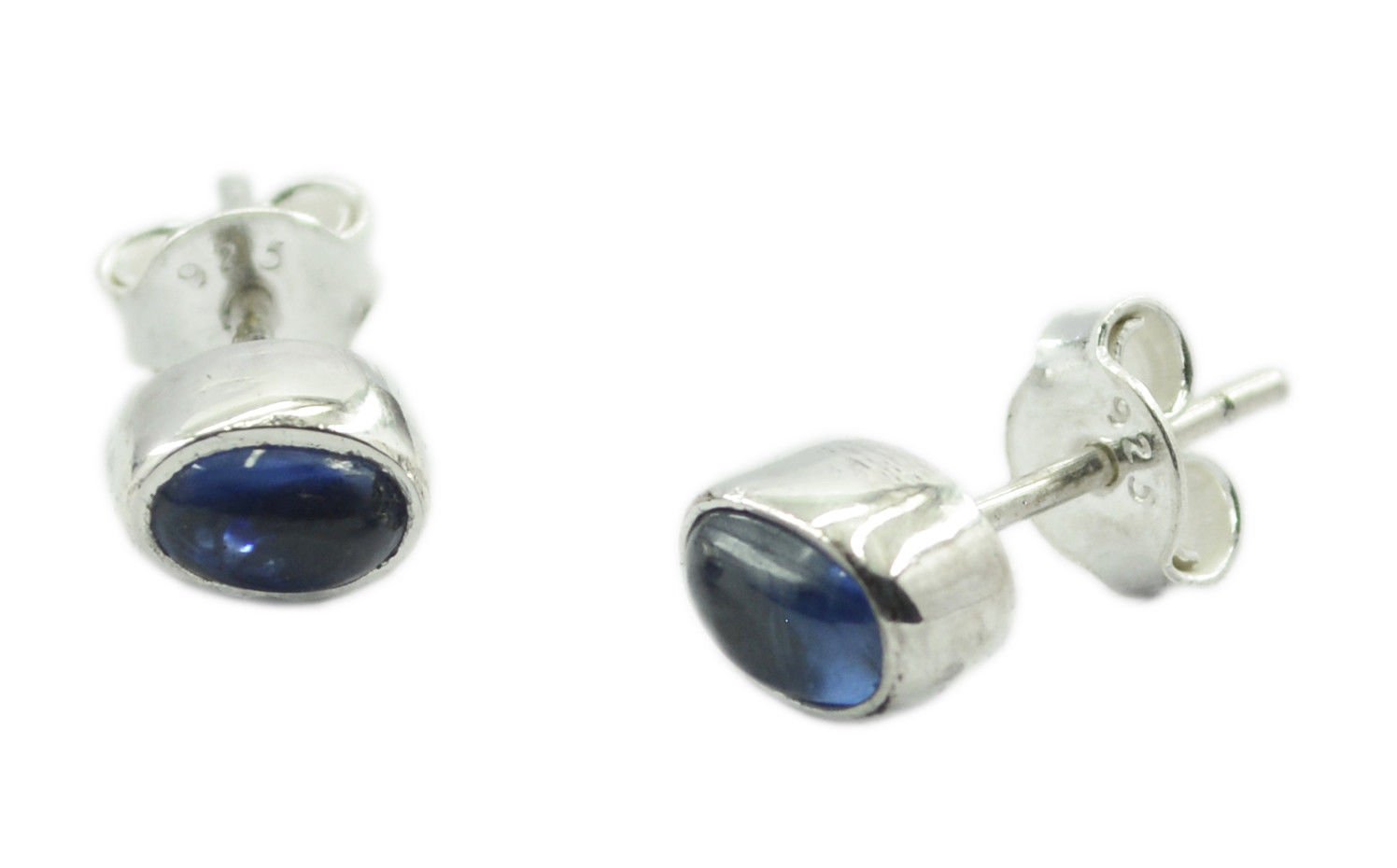 classy Iolite 925 Sterling Silver Blue Earring genuine casually US