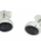 charming Iolite 925 Sterling Silver Blue Earring Natural easily US