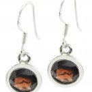 cute Garnet 925 Sterling Silver Red Earring genuine jewellery US