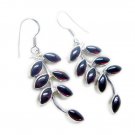 enticing Garnet 925 Sterling Silver Red Earring genuine supplies US