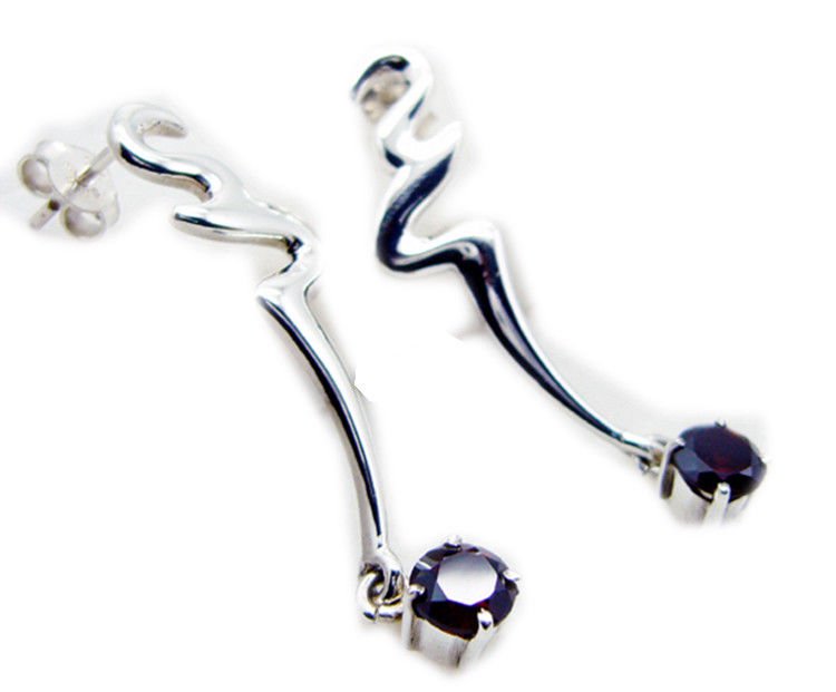 pleasing Garnet 925 Sterling Silver Red Earring Natural general US
