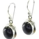 enticing Black Onyx 925 Sterling Silver Black Earring genuine indian US