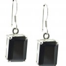 bewitching Black Onyx 925 Sterling Silver Black Earring Natural supply US
