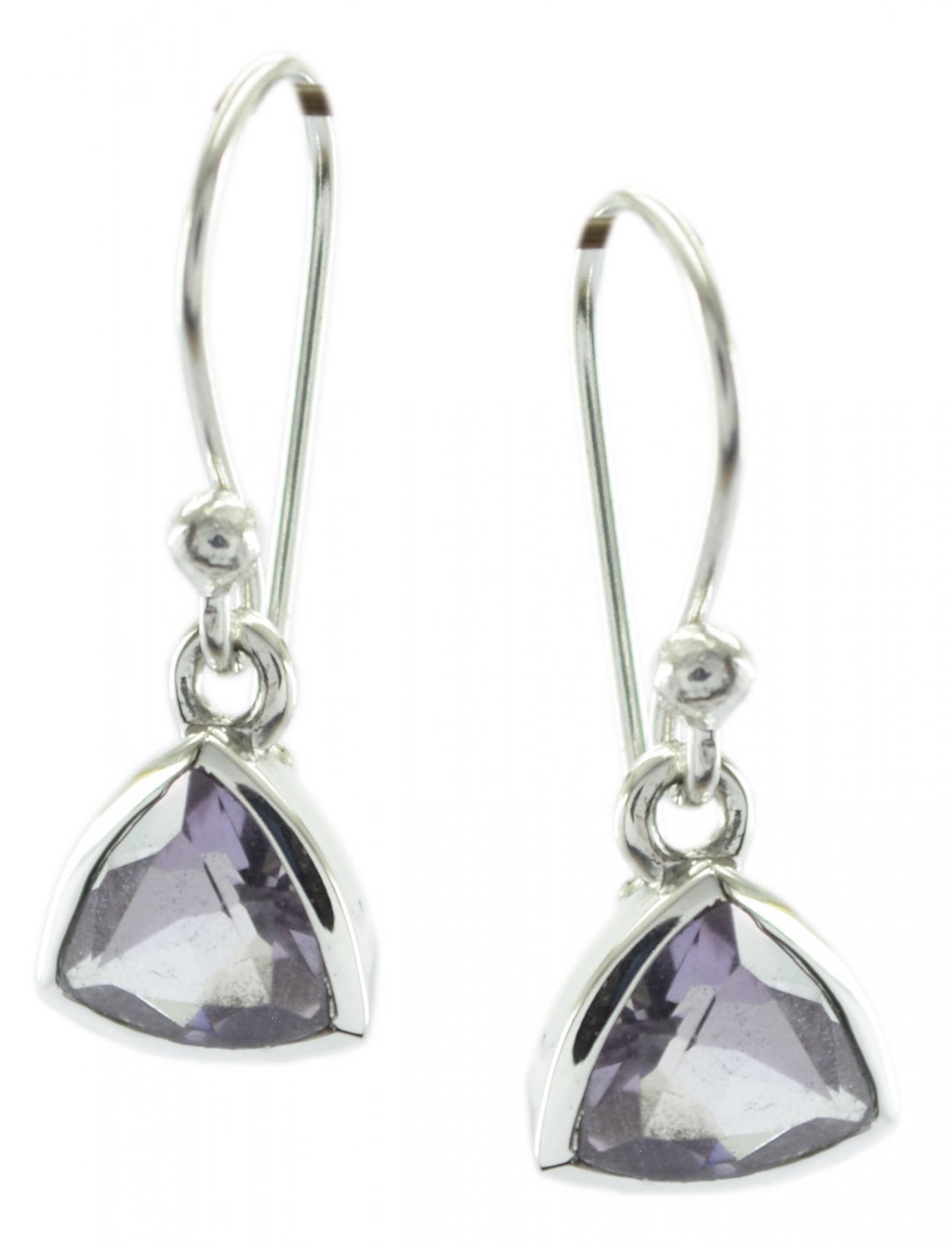 grand Amethyst 925 Sterling Silver Purple Earring Natural general US