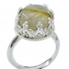 attractive Rutile Quartz 925 Sterling Silver Multi Ring Natural generally US