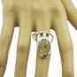 fair Rutile Quartz 925 Sterling Silver Multi Ring genuine common US
