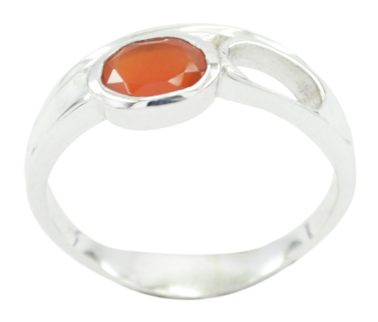 bonnie Red Onyx 925 Sterling Silver Red Ring genuine casually US