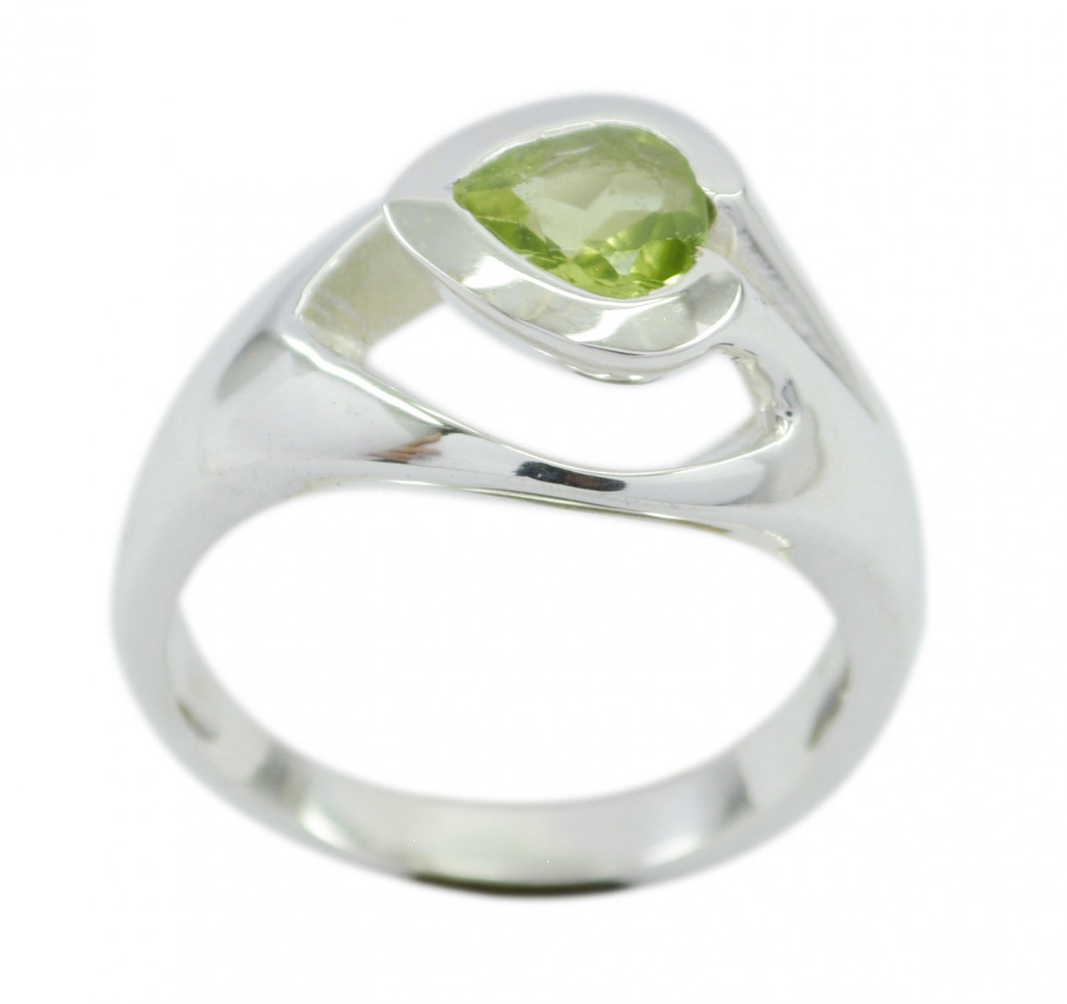 bewitching Peridot 925 Sterling Silver Green Ring Natural gemstone US