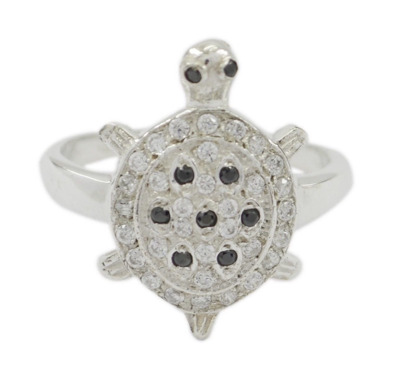charming Multi CZ 925 Sterling Silver Multi Ring Natural jaipur US