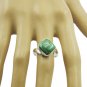 fine-looking Malachite 925 Sterling Silver Multi Ring Natural generally US