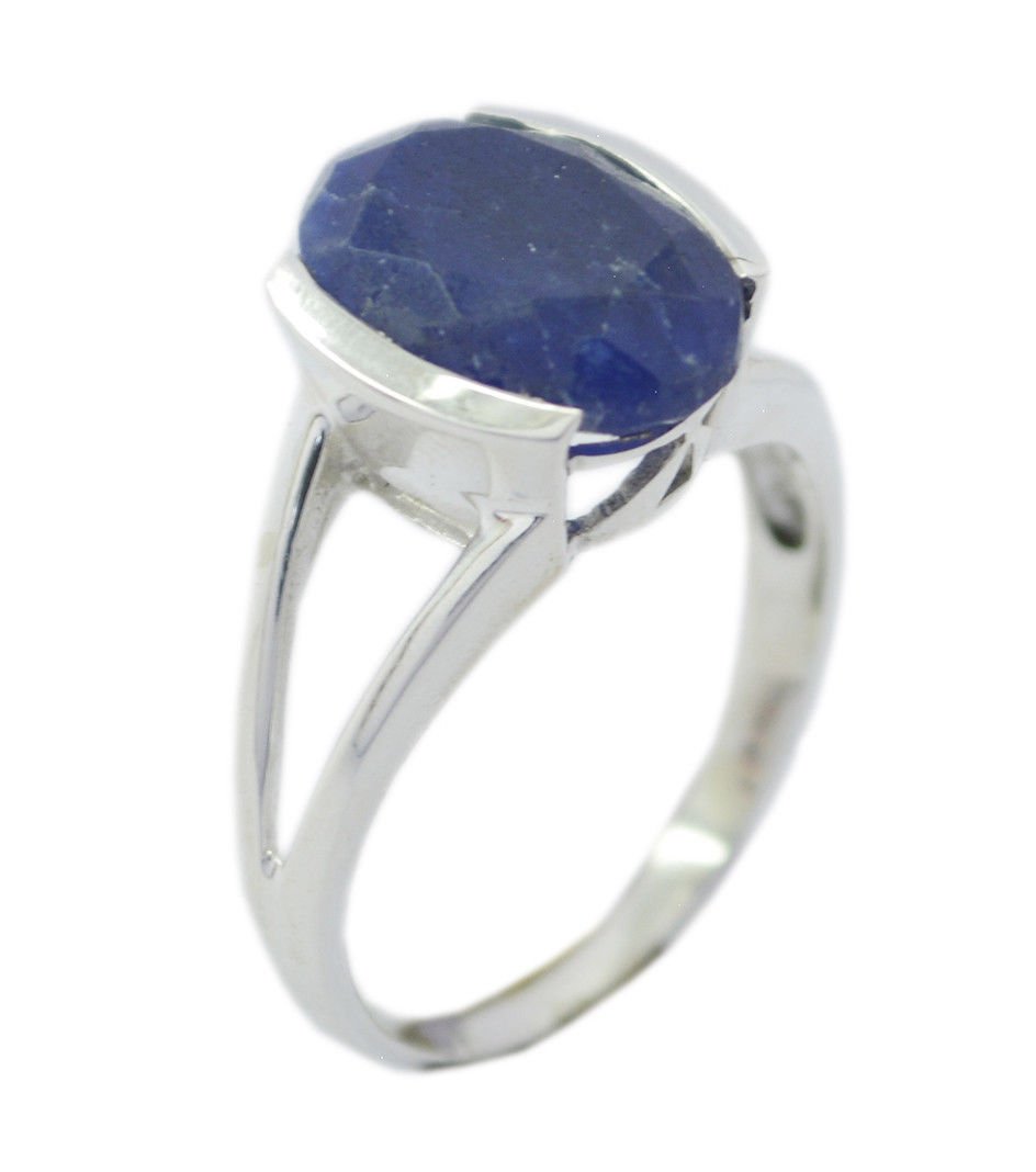 pulchritudinous Lapis Lazuli 925 Sterling Silver Blue Ring genuine india US