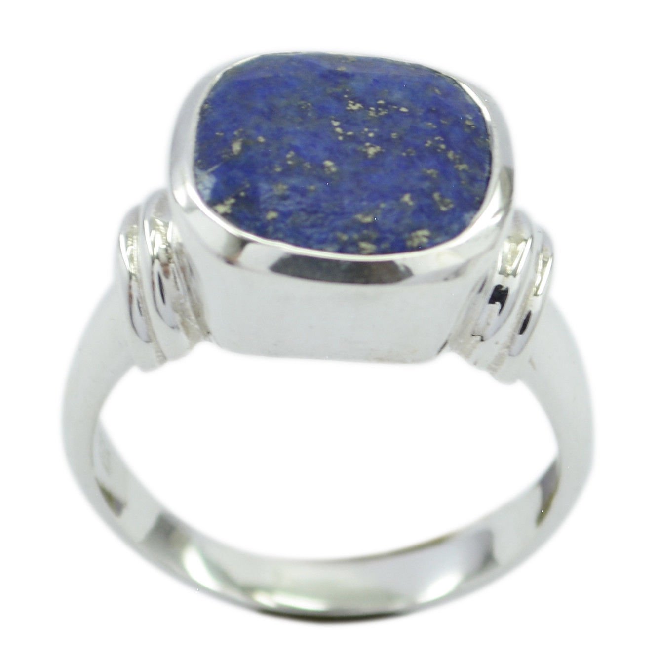 exquisite Lapis Lazuli 925 Sterling Silver Blue Ring Natural jaipur US