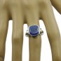 exquisite Lapis Lazuli 925 Sterling Silver Blue Ring Natural jaipur US