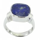 splendid Lapis Lazuli 925 Sterling Silver Blue Ring genuine wholesale US