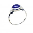 inviting Lapis Lazuli 925 Sterling Silver Blue Ring genuine handcrafted US