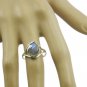 splendid Labradorite 925 Sterling Silver Multi Ring Natural casually US