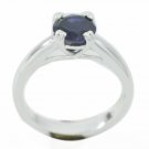 grand Iolite 925 Sterling Silver Blue Ring Natural simply US
