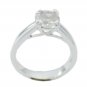 fine Crystal Quartz 925 Sterling Silver White Ring genuine exporter US