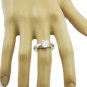 fine Crystal Quartz 925 Sterling Silver White Ring genuine exporter US