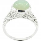 fine-looking Aqua Chalcedony 925 Sterling Silver Blue Ring genuine ordinary US