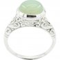 fine-looking Aqua Chalcedony 925 Sterling Silver Blue Ring genuine ordinary US