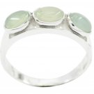 bonnie Aqua Chalcedony 925 Sterling Silver Blue Ring genuine indian US