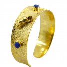 pulchritudinous Multi Gemstone Gold Plated Multi Bangle Natural jewellery US