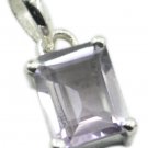 pulchritudinous Amethyst 925 Sterling Silver Purple Pendant genuine indian US