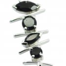 classy Black Onyx 925 Sterling Silver Black Pendant genuine ordinary US