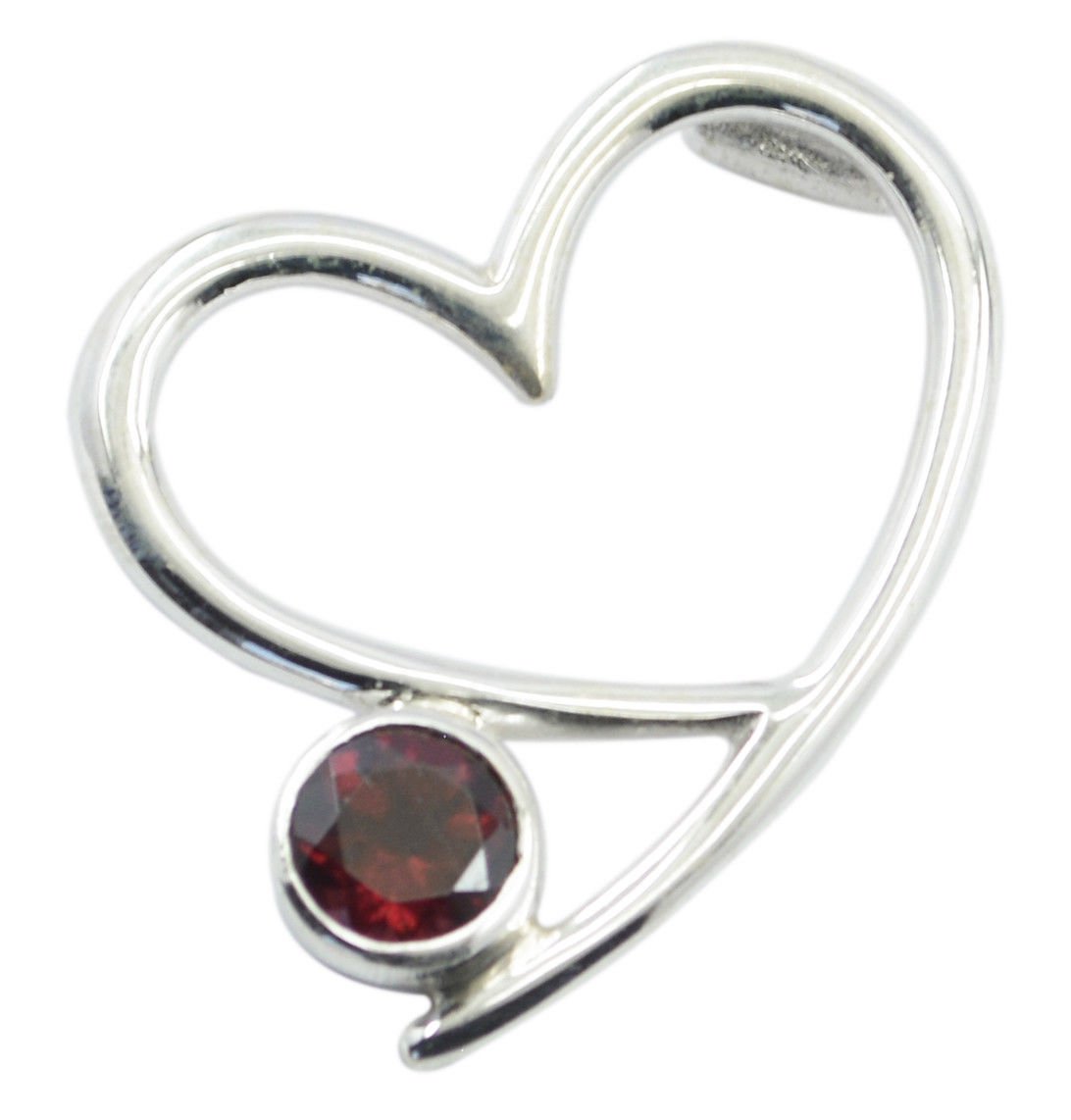 fine-looking Garnet 925 Sterling Silver Red Pendant Natural indian US