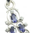 appealing Iolite 925 Sterling Silver Blue Pendant Natural exporter US