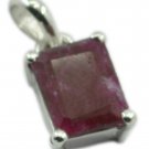 captivating Indian Ruby 925 Sterling Silver Red Pendant Natural supplies US