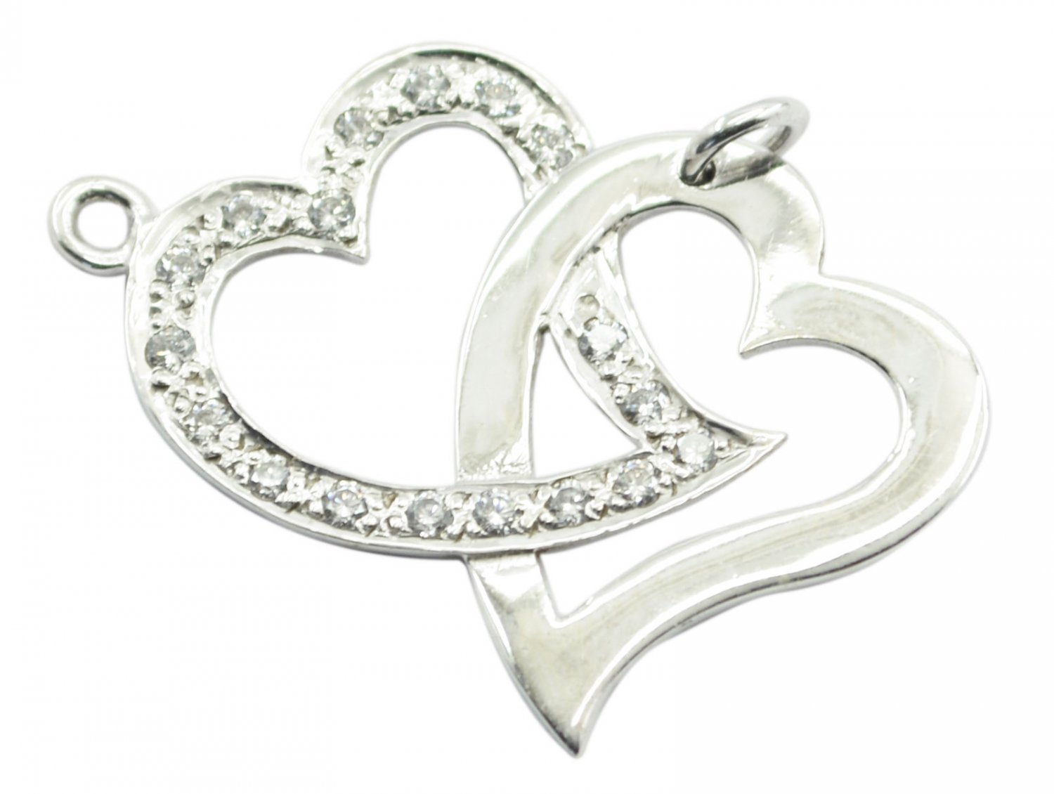 inviting White CZ 925 Sterling Silver White Pendant Natural handcrafted US