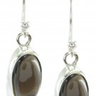 delicate Smoky Quartz 925 Sterling Silver Brown Earring Natural supplies US