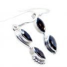 pleasing Smoky Quartz 925 Sterling Silver Brown Earring Natural simply US