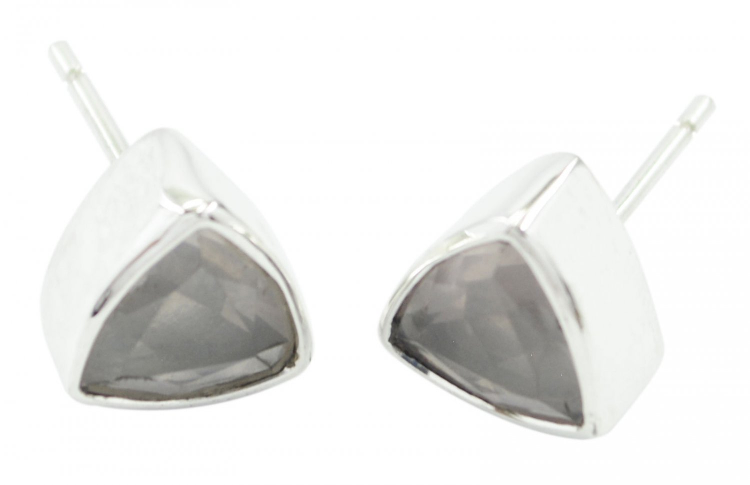 comely Rose Quartz 925 Sterling Silver Pink Earring genuine regular US