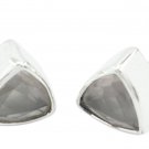 comely Rose Quartz 925 Sterling Silver Pink Earring genuine regular US