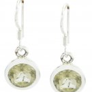 attractive Lemon Quartz 925 Sterling Silver Yellow Earring genuine jewelry US