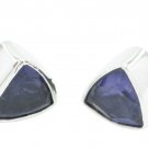 adorable Iolite 925 Sterling Silver Blue Earring Natural generally US