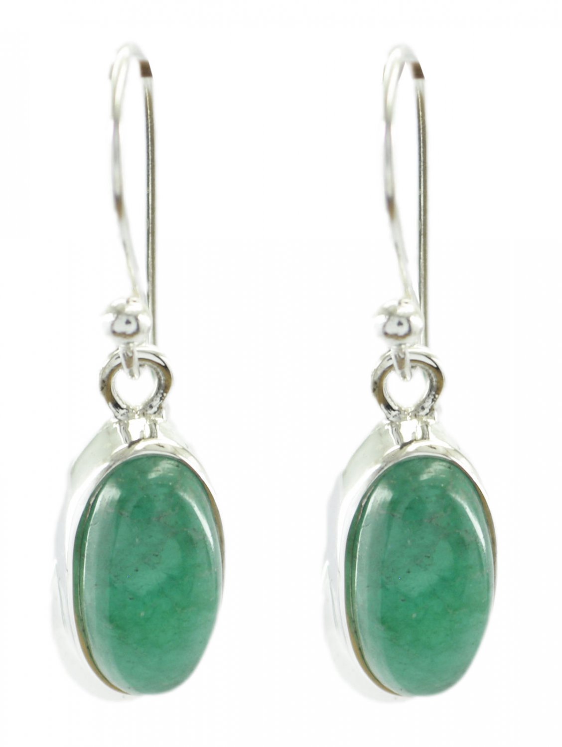 resplendent India Emerald 925 Sterling Silver Green Earring genuine jewellery US
