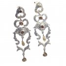bonnie citrine 925 Solid Sterling Silver Yellow Earring genuine regular US